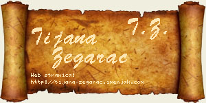 Tijana Žegarac vizit kartica